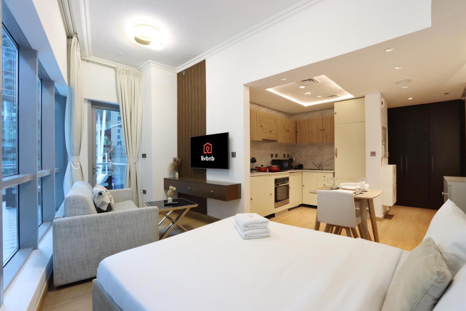 Stylish With Spacious Balcony Walk To Jbr *